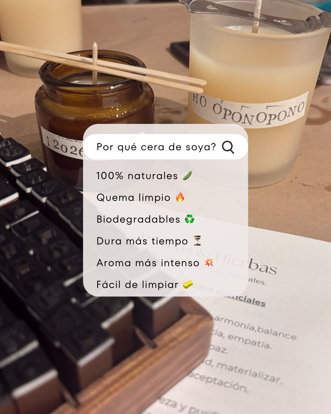 Vela de Soya Capiterra 100ml